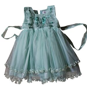 Diva Mint Green Sequin Dress